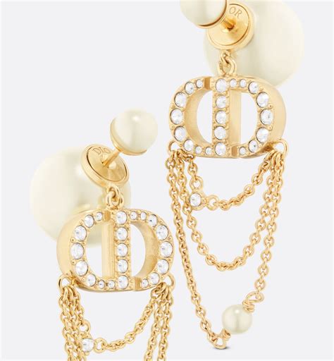 boucles d'oreilles christian dior cd|boucles d'oreilles Dior.